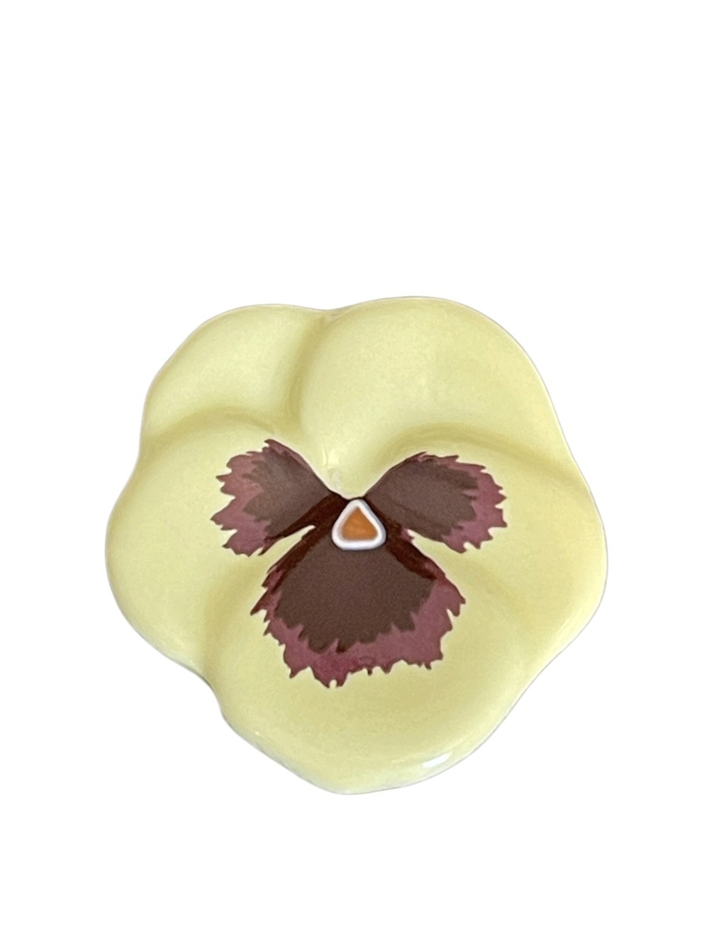 Vintage‎ Pansy Flower Brooch Pin